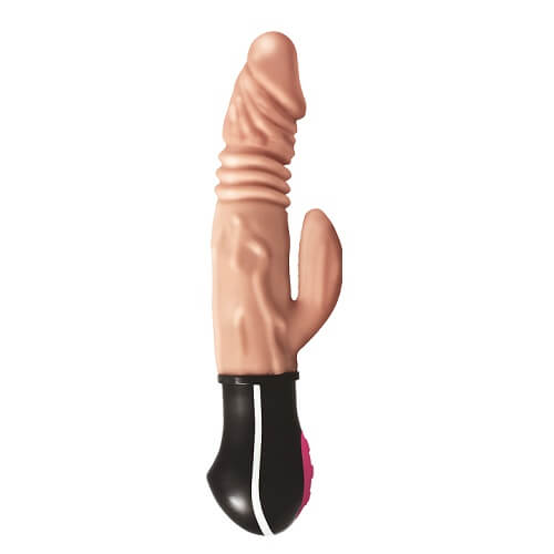 Realistic Warming and Thrusting Vibrating Dildo Flesh